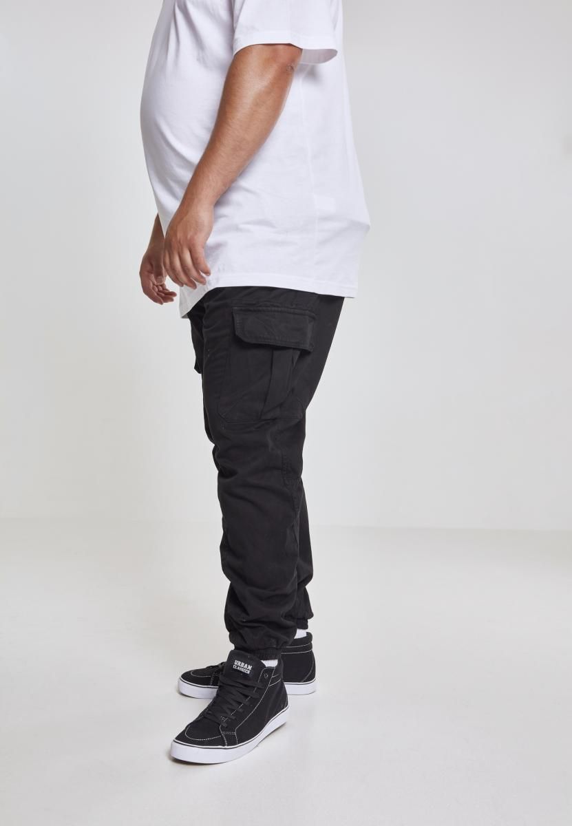 Παντελόνι Cargo Jogging Tb1268 Urban Classics Black ανδρικά Παντελόνια Simple Wear