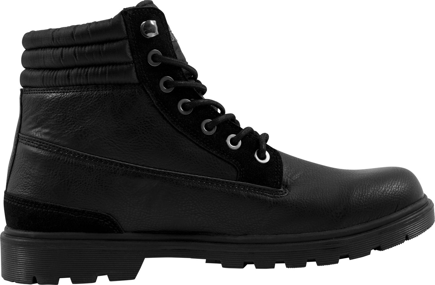 Ανδρικά μποτάκια Winter Rubber sole Urban Classics TB1293 Black/Black