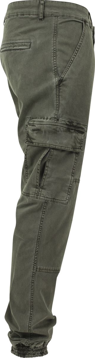Ανδρικό Παντελόνι Washed Cargo Twill Tb1435 Urban Classics Olive ανδρικά Παντελόνια Simple Wear