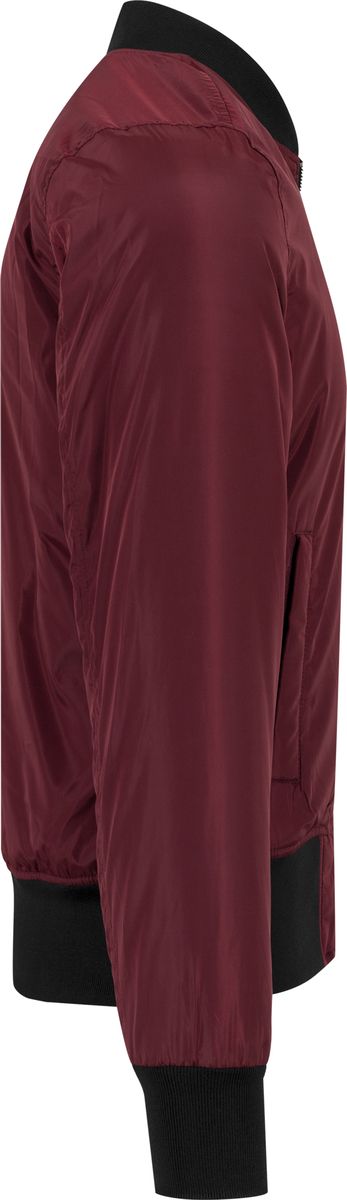 Ανδρικό Μπουφάν Bomber Tb1446 Urban Classics 2-Tone Burgundy Black ανδρικά Simple Wear