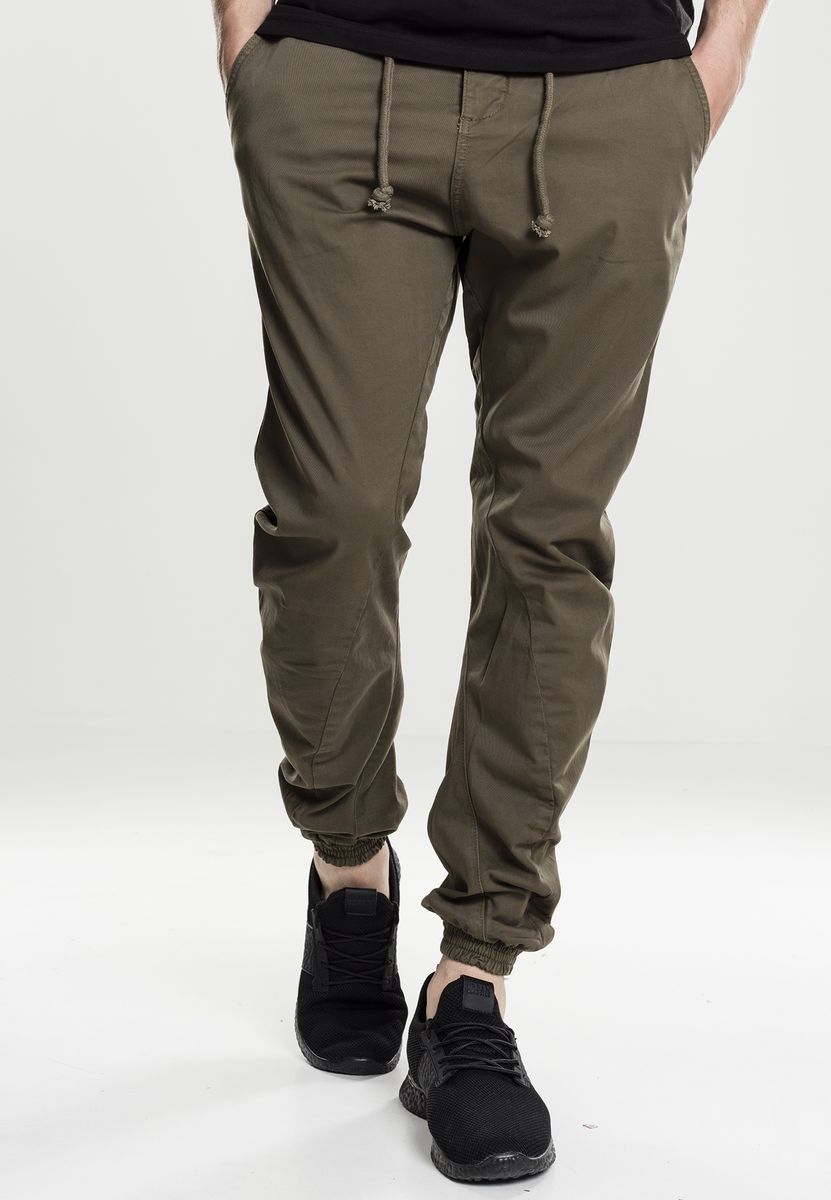 Ανδρικό Παντελόνι Stretch Jogging TB1795 Urban Classics Olive