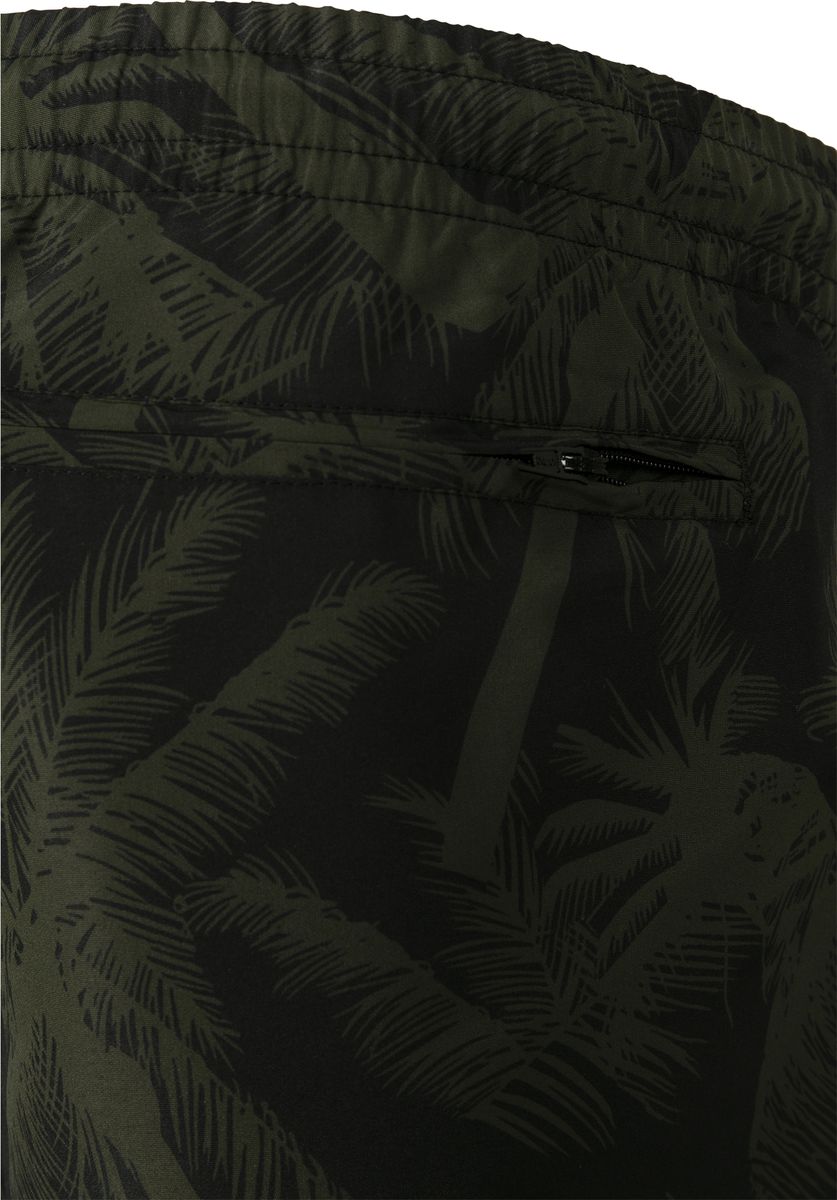 Μαγιό Βερμούδα Tb2679 Urban Classics Floral Palm Olive ανδρικά Simple Wear