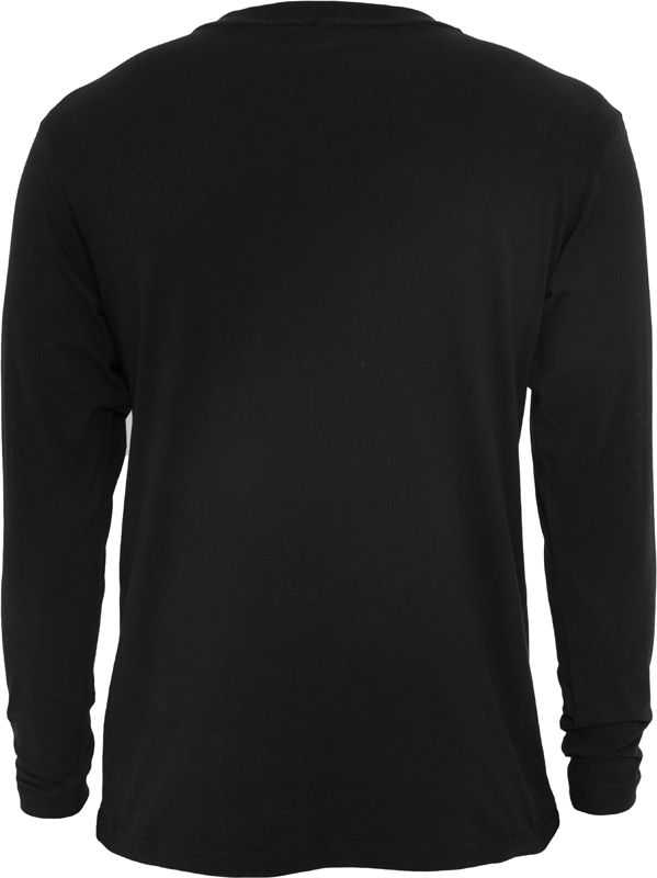 Ανδρικό Μακρυμάνικο T-Shirt Basic με Κουμπιά Urban Classics Tb276 Black ανδρικά T-Shirts Simple Wear Μπλουζάκια κοντομάνικα