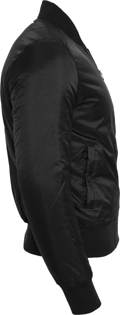 Ανδρικό Μπουφάν Bomber Tb861 Urban Classics Burgundy Black ανδρικά Simple Wear