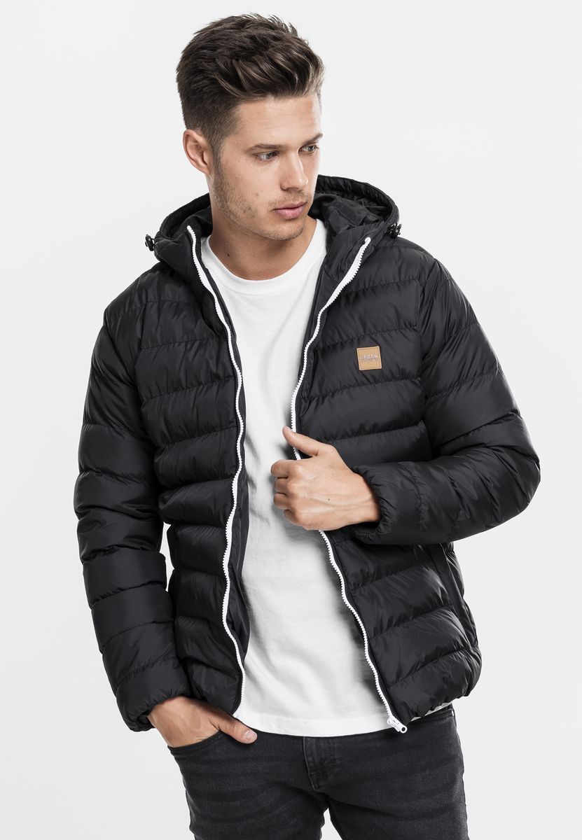 Ανδρικό Μπουφάν TB863-00061 Urban Classics Black/White/Black Blkwhtblk
