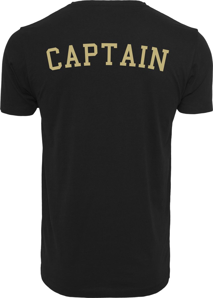 Ανδρικό T-Shirt Captain Mister Mt667 Black Outlet ανδρικά Simple Wear Μπλουζάκια κοντομάνικα