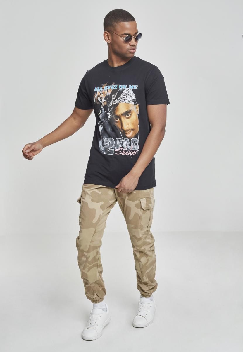 T-Shirt Tupac Retro Mister Tee MT621 Black