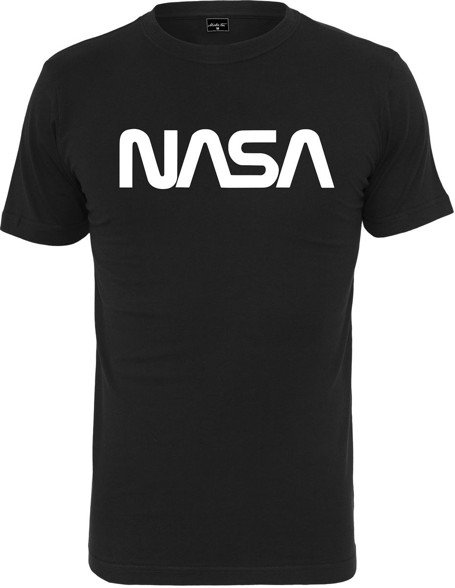T-Shirt Nasa Mister Tee Mt626-00007 Black ανδρικά Basic T-Shirts Simple Wear Μπλουζάκια κοντομάνικα