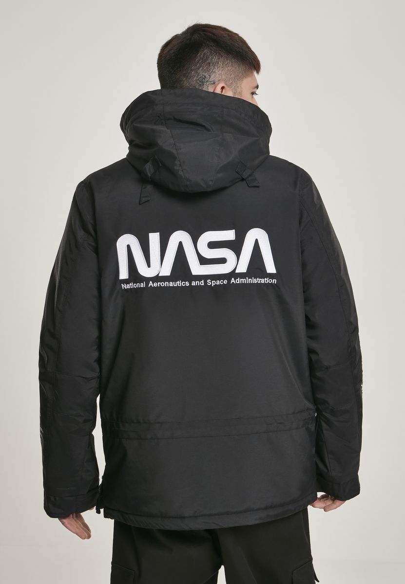 Μπουφάν Nasa Windbreaker Mister Tee Mt1118-00007 Black Outlet ανδρικά Simple Wear