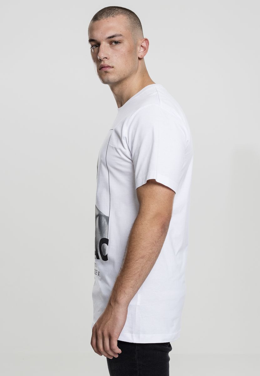 T-Shirt 2Pac Prayer Mister Tee Mt422 White ανδρικά Basic T-Shirts Simple Wear Μπλουζάκια κοντομάνικα