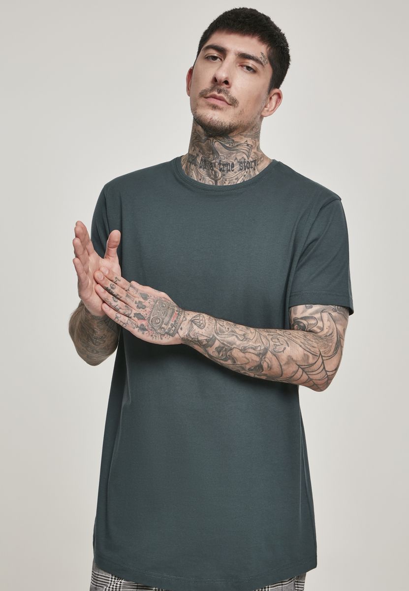 Ανδρικό T-Shirt Long Tee TB638 Urban Classics Bottlegreen