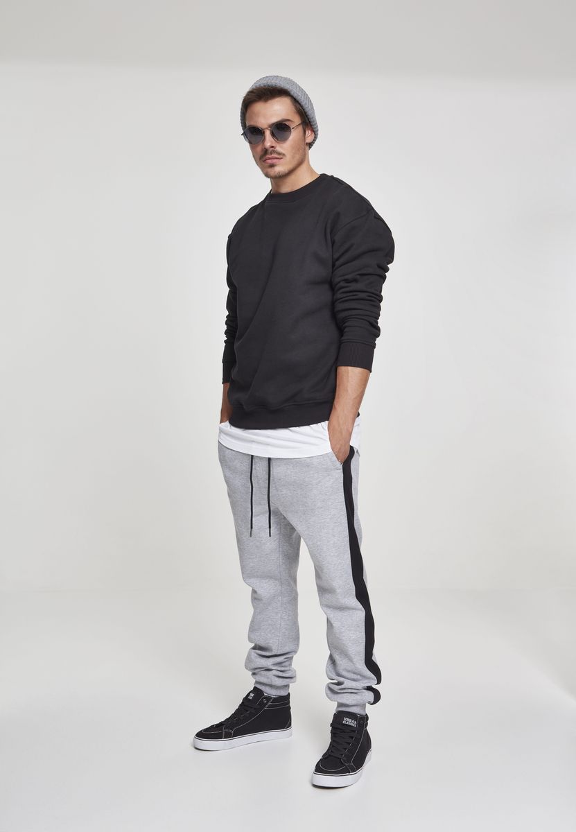 Φούτερ Crewneck Sweatshirt Tb014E-00007 Urban Classics Black Μαύρο ανδρικά Simple Wear