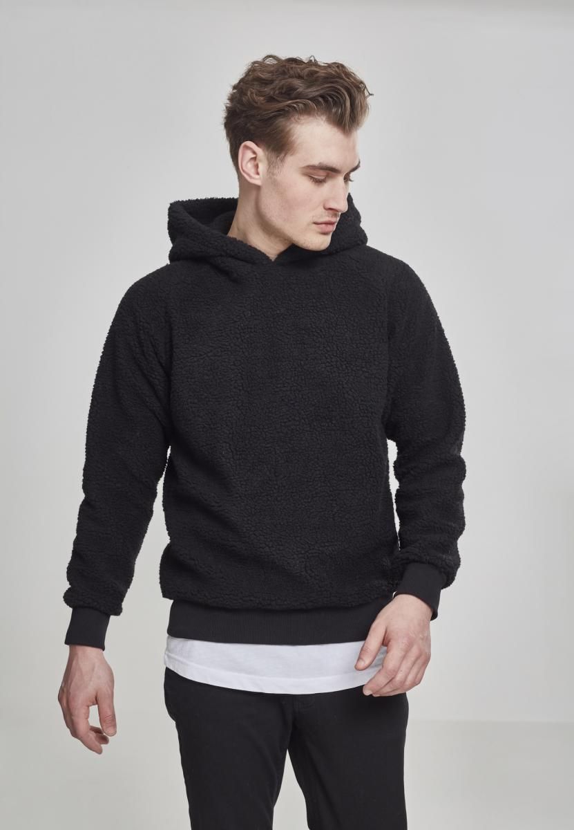 Φούτερ Sherpa Hoodie TB2404 Urban Classics Μαύρο