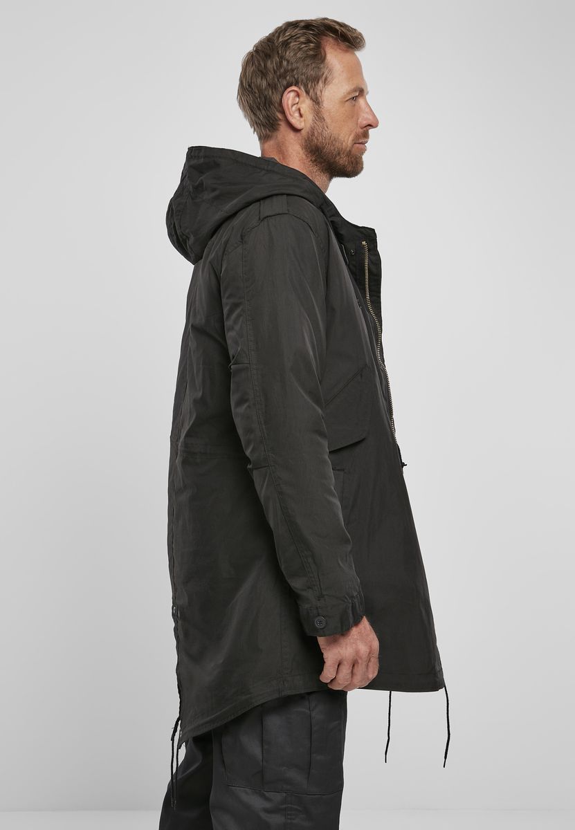 Μπουφάν M51 Us Parka Bd3164 Brandit Black Μαύρο ανδρικά Simple Wear
