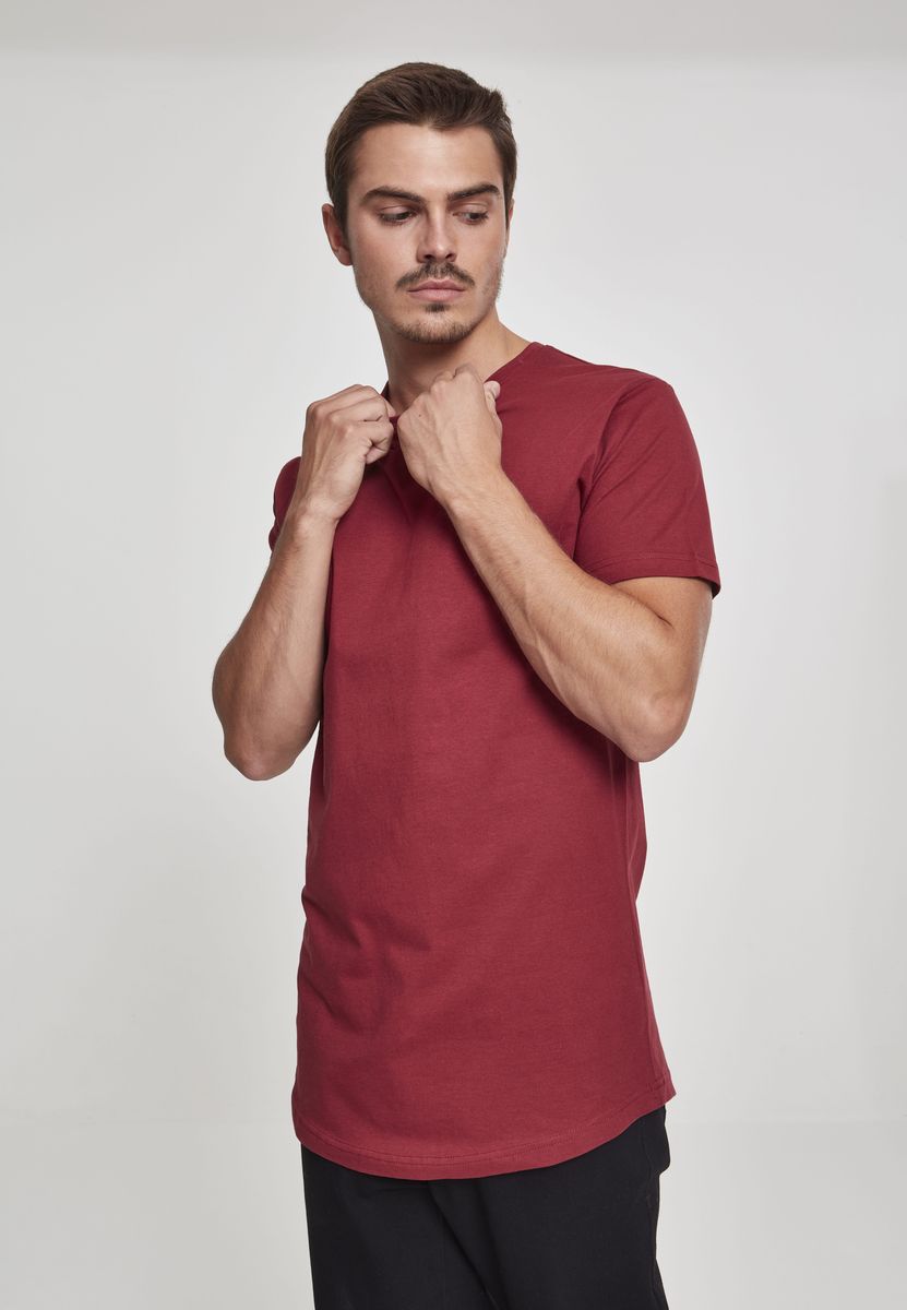 Ανδρικό T-Shirt Long Tee TB638 Urban Classics Burgundy