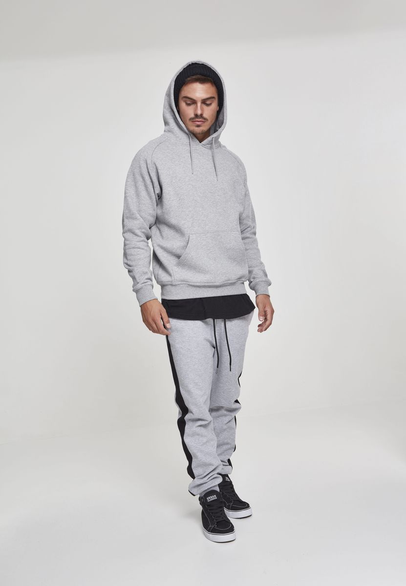 Blank Hoodie Φούτερ Urban Classics Tb014 Grey ανδρικά Simple Wear