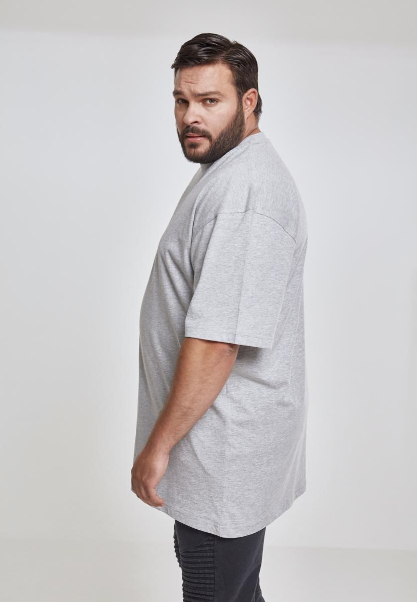 T-Shirt Tall Tee Tb006 Urban Classics Grey ανδρικά Basic T-Shirts Simple Wear Μπλουζάκια κοντομάνικα