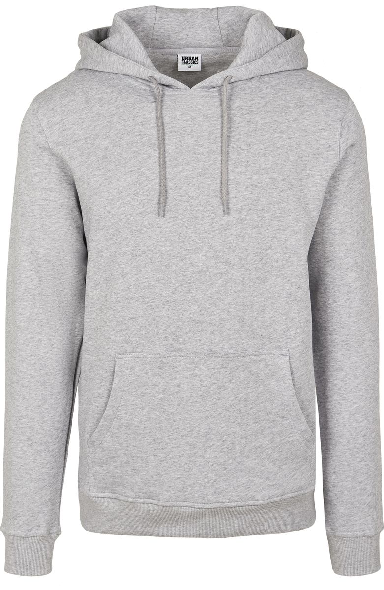 Φούτερ με Κουκούλα Organic Basic Hoodie Tb3086 Urban Classics Γκρι ανδρικά Simple Wear