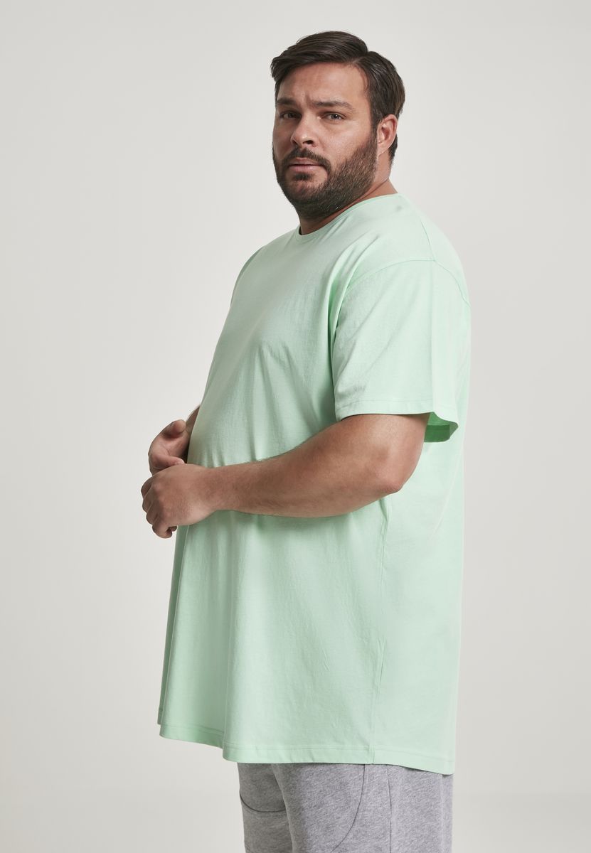 Ανδρικό T-Shirt Long Tee Tb638 Urban Classics Neo Mint ανδρικά Basic T-Shirts Simple Wear Μπλουζάκια κοντομάνικα