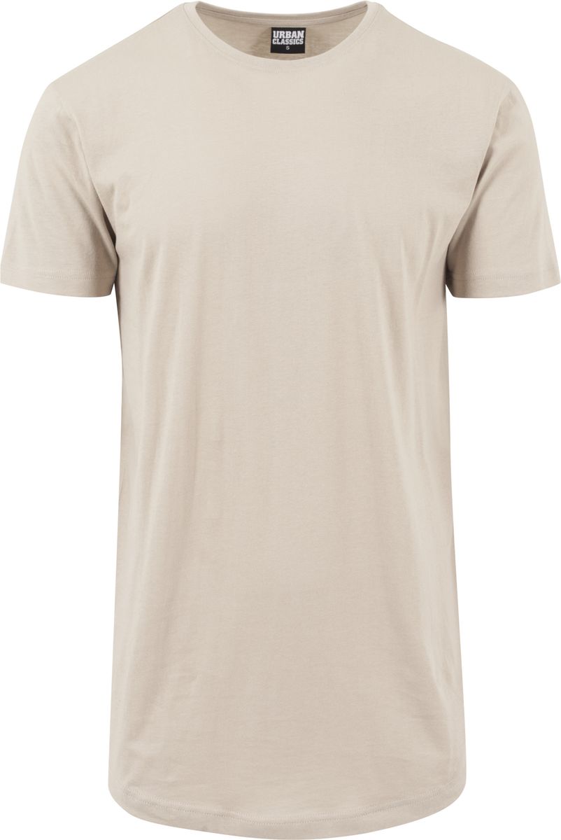 Ανδρικό T-Shirt Long Tee Tb638 Urban Classics Sand ανδρικά Basic T-Shirts Simple Wear Μπλουζάκια κοντομάνικα