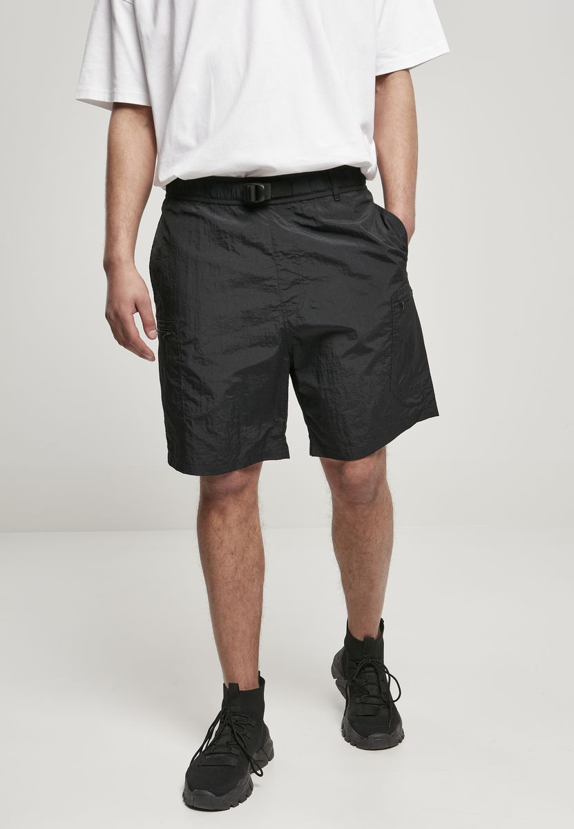 Adjustable Nylon Shorts Urban Classics TB4399 Black