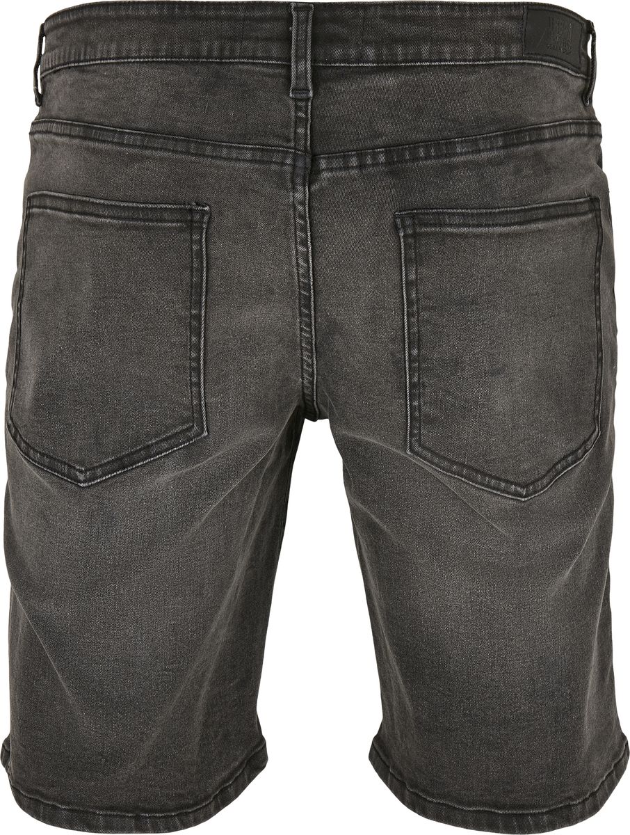 Βερμούδα Τζιν Relaxed Fit Tb4156 Urban Classics Real Black Washed Outlet ανδρικά Simple Wear