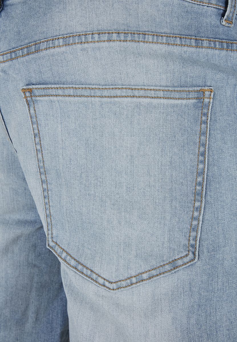 Βερμούδα Τζιν Relaxed Fit Tb4156 Urban Classics Light Destroyed Washed ανδρικά Βερμούδες Σορτς Simple Wear