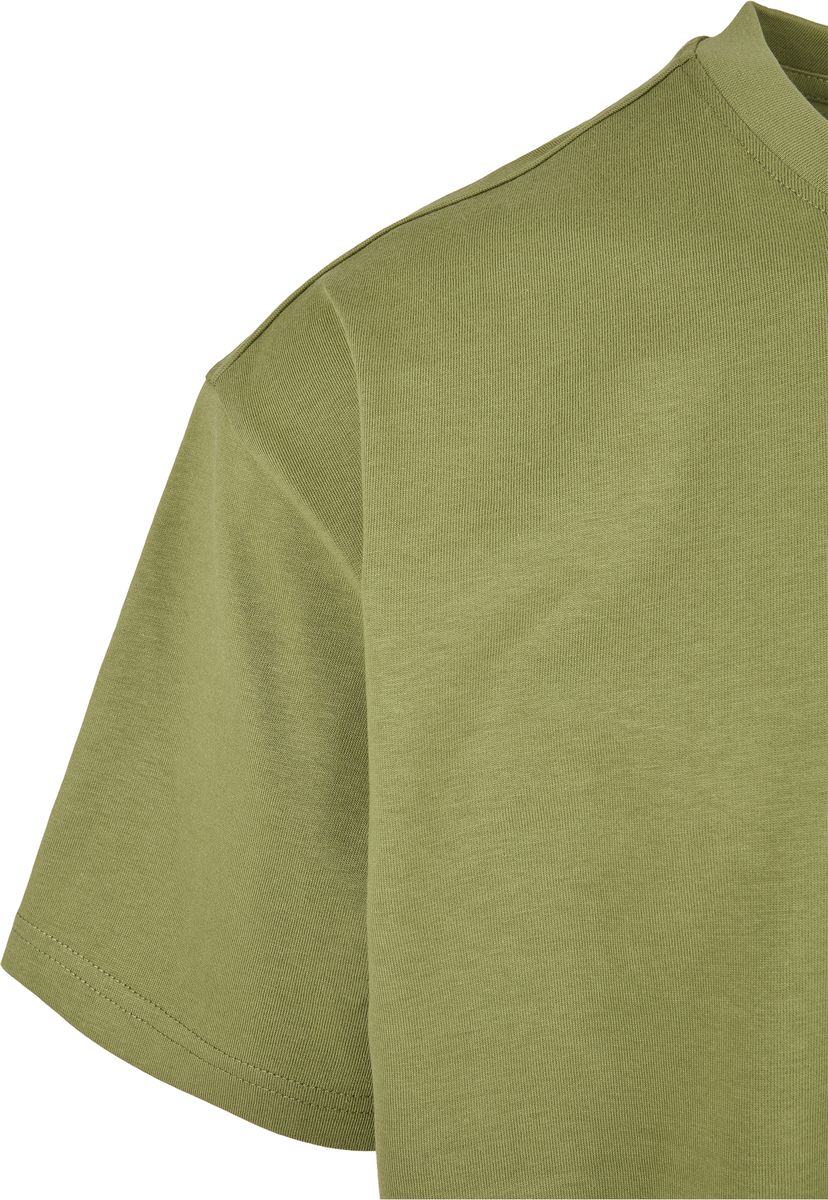 Oversized T-Shirt Tb1778 Urban Classics Heavy Cotton New Olive ανδρικά Basic T-Shirts Simple Wear Μπλουζάκια κοντομάνικα