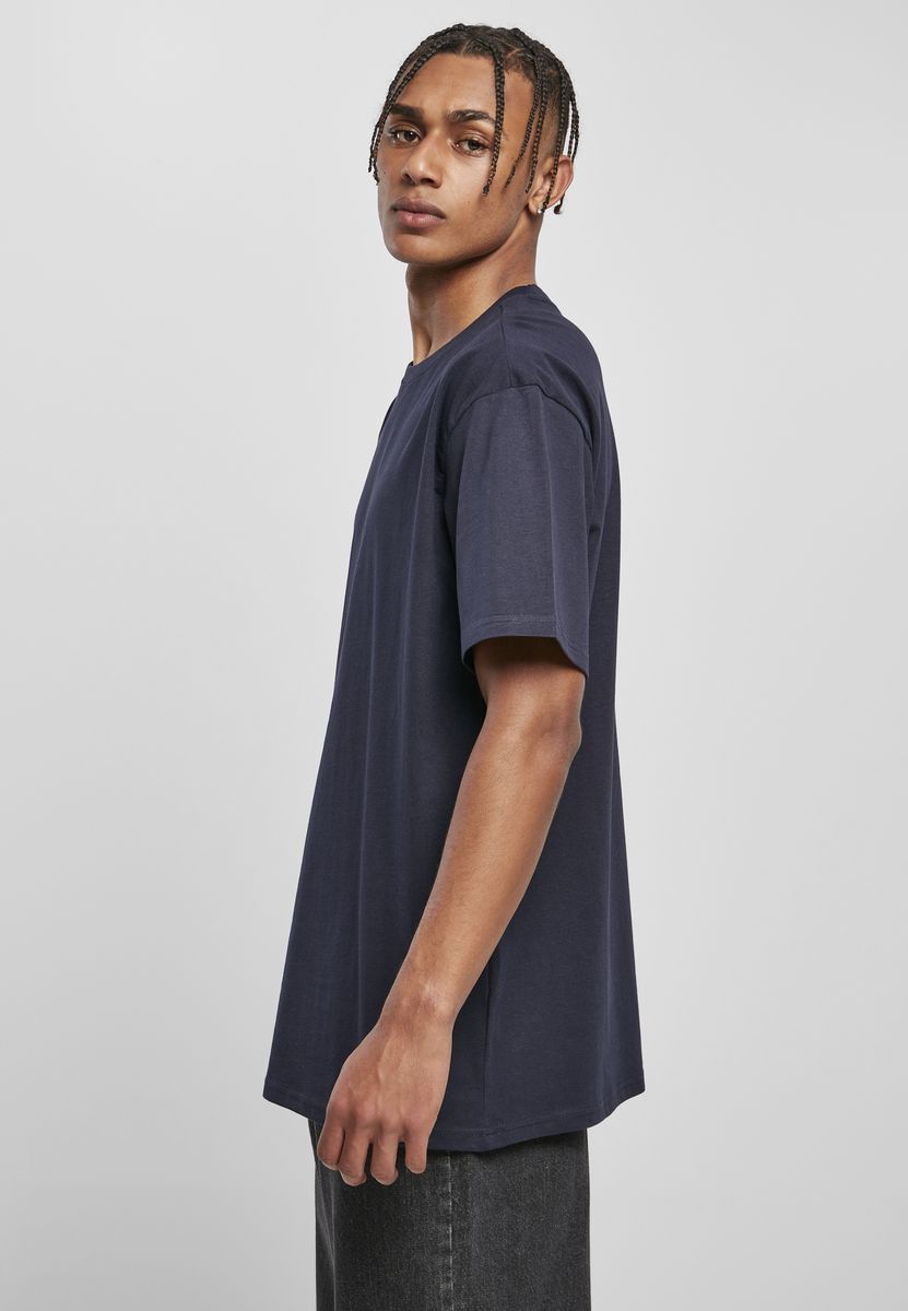 Oversized T-Shirt Tb1778 Urban Classics Heavy Cotton Midnight Navy ανδρικά Basic T-Shirts Simple Wear Μπλουζάκια κοντομάνικα
