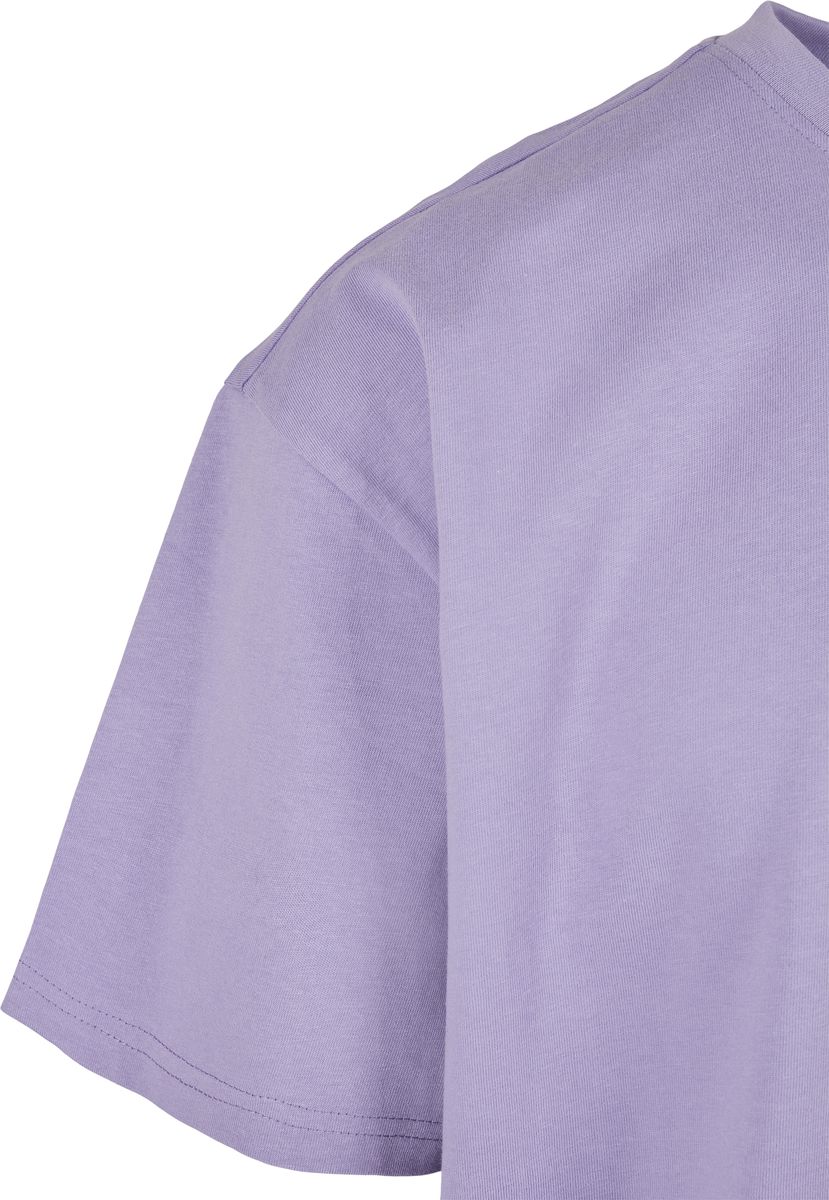 Oversized T-Shirt Tb1778 Urban Classics Heavy Cotton Lavender ανδρικά Basic T-Shirts Simple Wear Μπλουζάκια κοντομάνικα