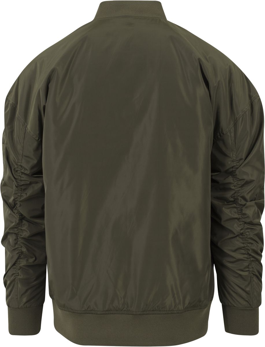 Oversized Bomber Jacket Urban Classics Tb1619 Dark Olive ανδρικά Μπουφάν Simple Wear