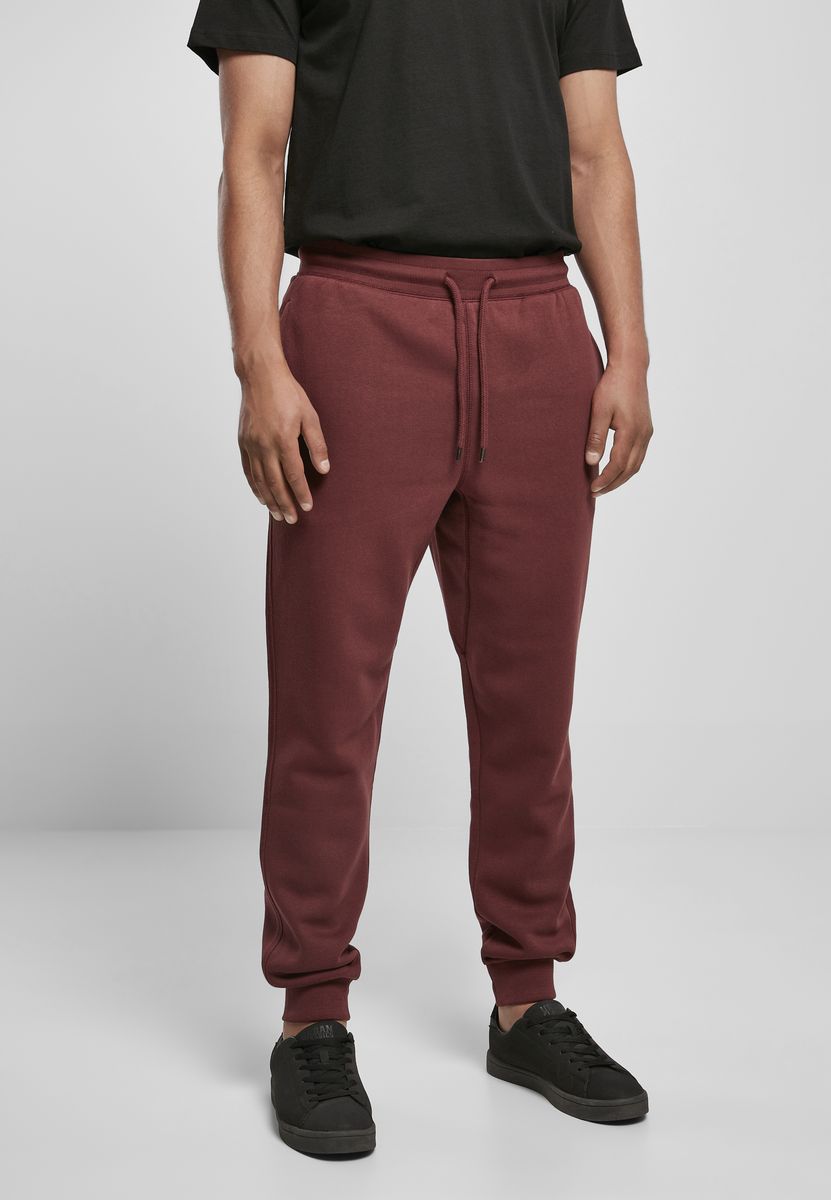 Basic Sweatpants Urban Classics TB1582 Cherry