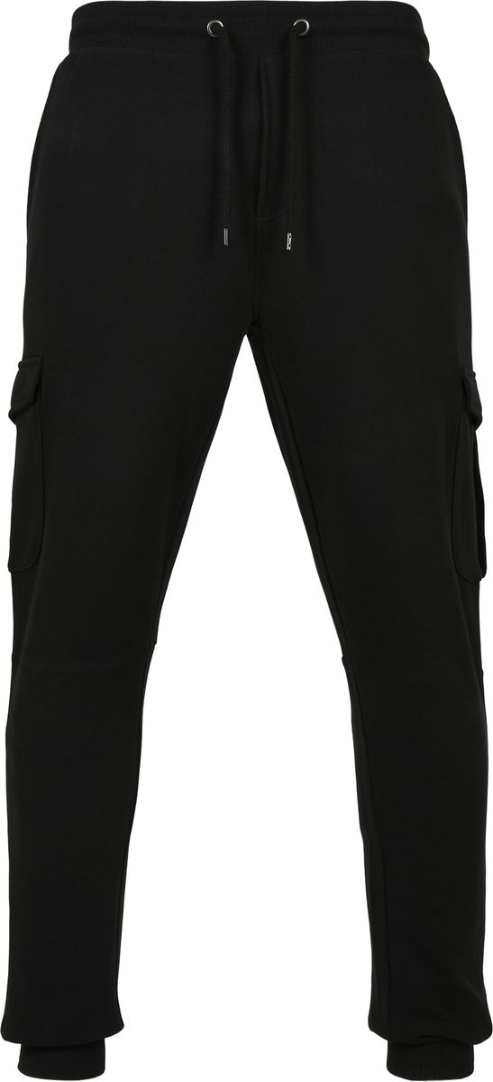 Fitted Cargo Sweatpants Urban Classics Tb1395-03431 Caviar ανδρικά Παντελόνια Simple Wear