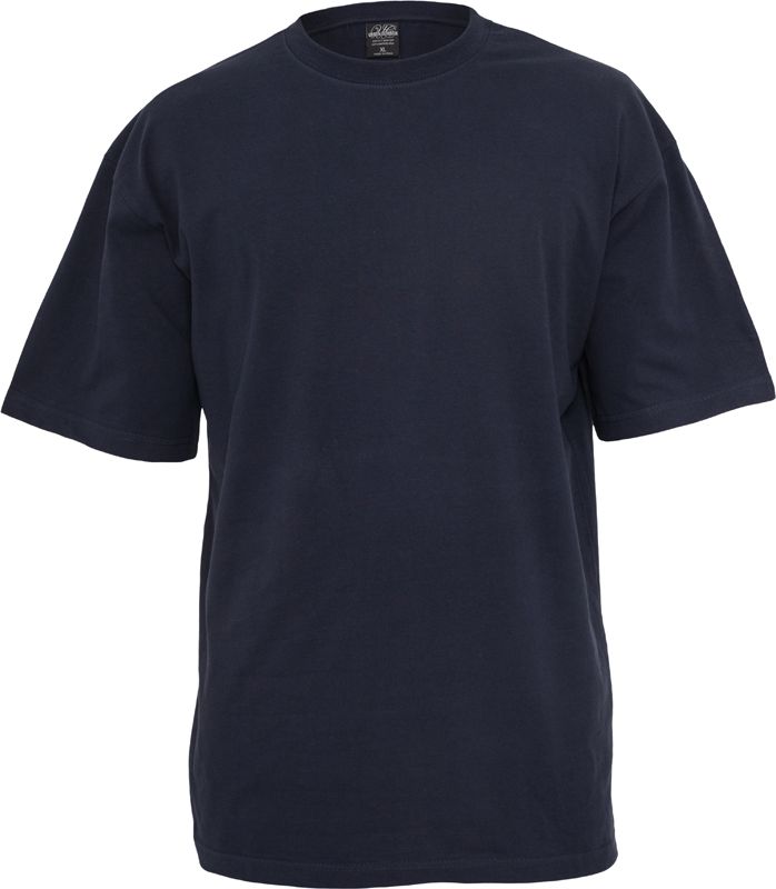 T-Shirt Tall Tee Tb006 Urban Classics Navy ανδρικά Basic T-Shirts Simple Wear Μπλουζάκια κοντομάνικα