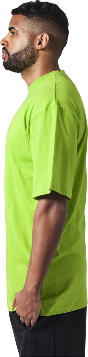 T-Shirt Tall Tee Tb006 Urban Classics Lime Green ανδρικά Basic T-Shirts Simple Wear Μπλουζάκια κοντομάνικα