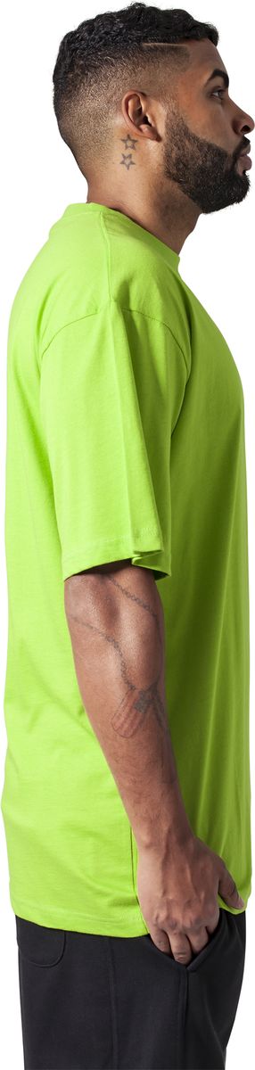 T-Shirt Tall Tee Tb006 Urban Classics Lime Green ανδρικά Basic T-Shirts Simple Wear Μπλουζάκια κοντομάνικα