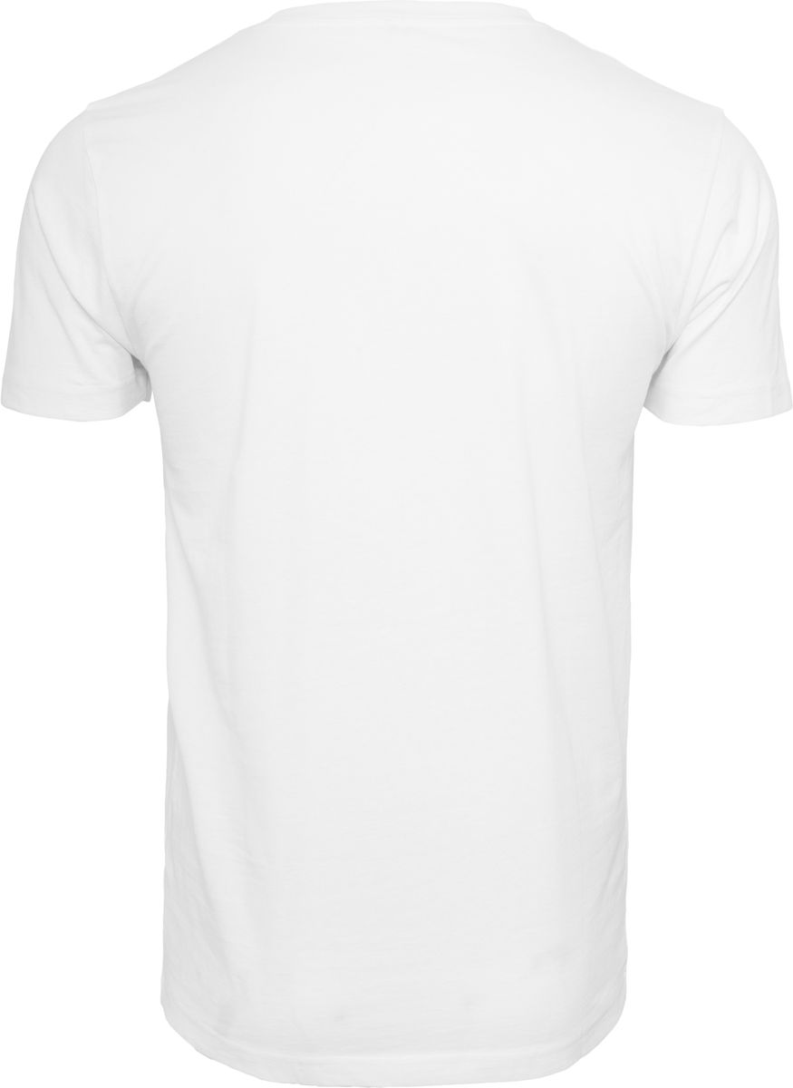 Los Angeles Wording Tee Mister Mt1578 White ανδρικά Basic T-Shirts Simple Wear Μπλουζάκια κοντομάνικα