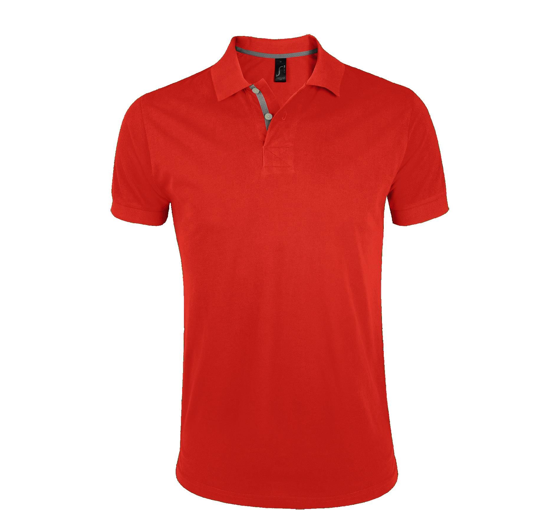 Ανδρική Μπλούζα Polo 00574 SOL'S Portland Men Burnt Πορτοκαλί