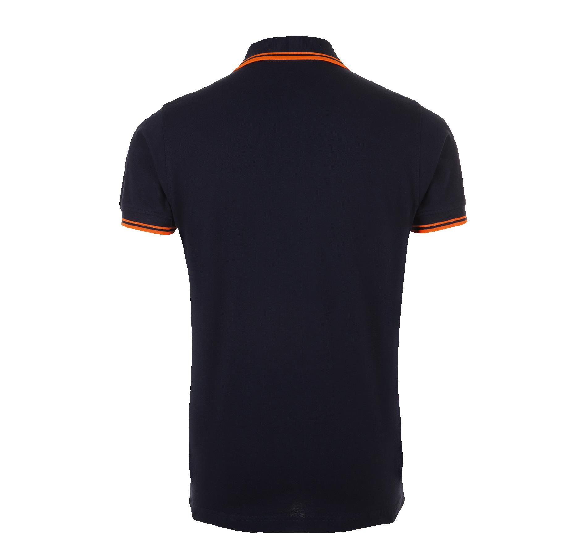 M _ (NAVY)Needle Emblem Soft PIQUÉ Polo (6125004) main image 1