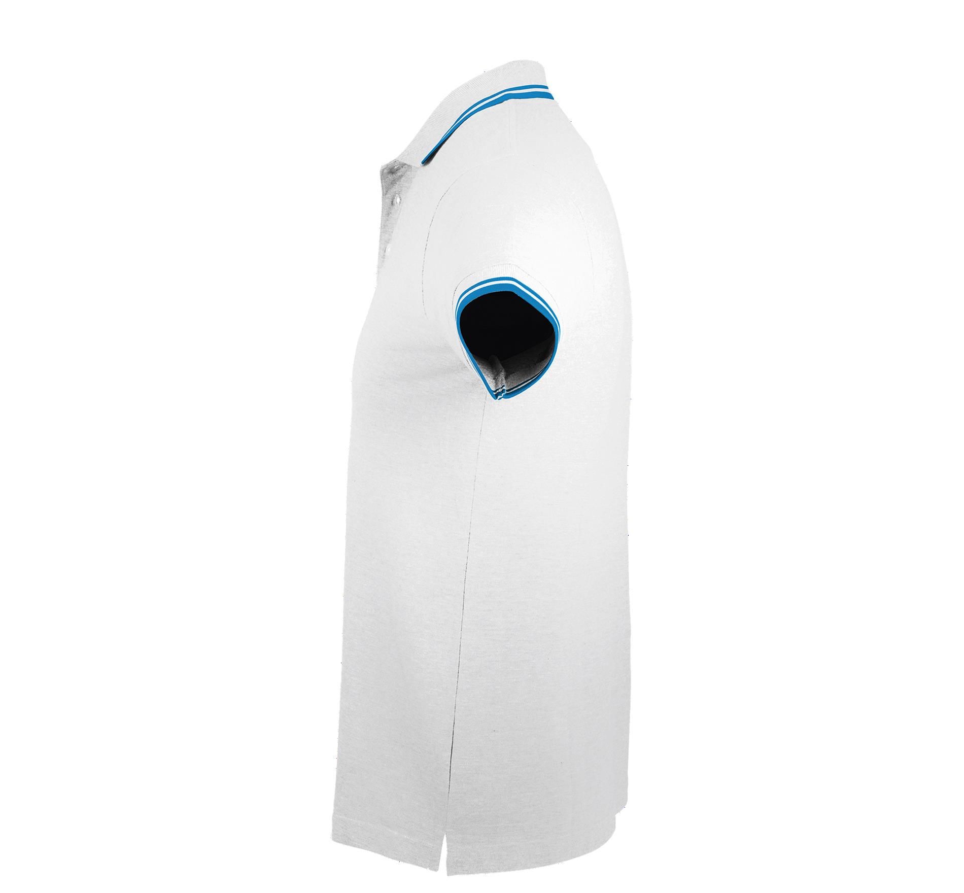 Ανδρικό Πόλο Πικέ 00577 Sol&Apos S Pasadena White Aqua ανδρικά Μπλούζες Polo Simple Wear