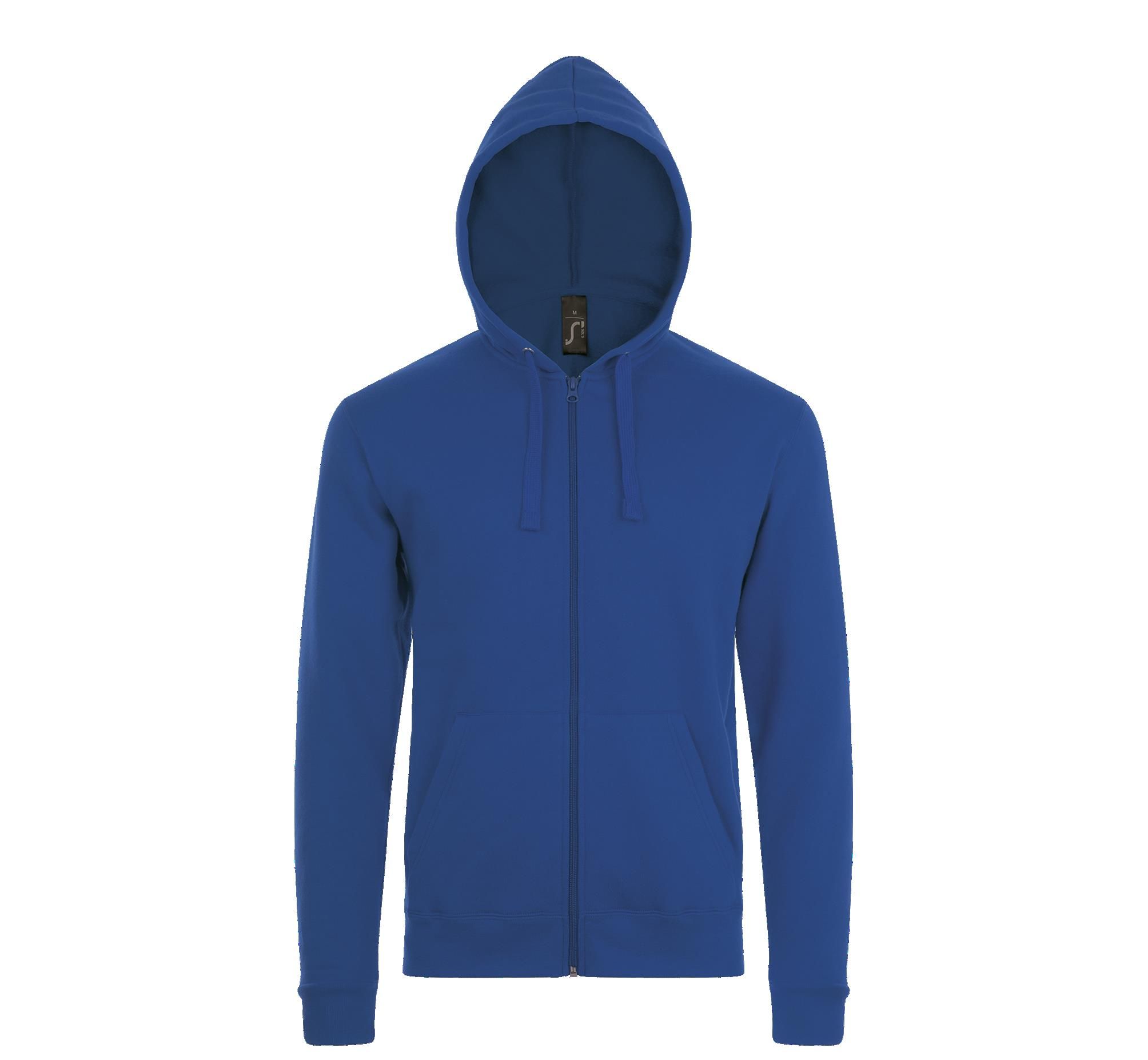 Ζακέτα Φούτερ με Κουκούλα Zip Hoodie 01714 Sol&Apos S Stone Royal Blue ανδρικά Simple Wear