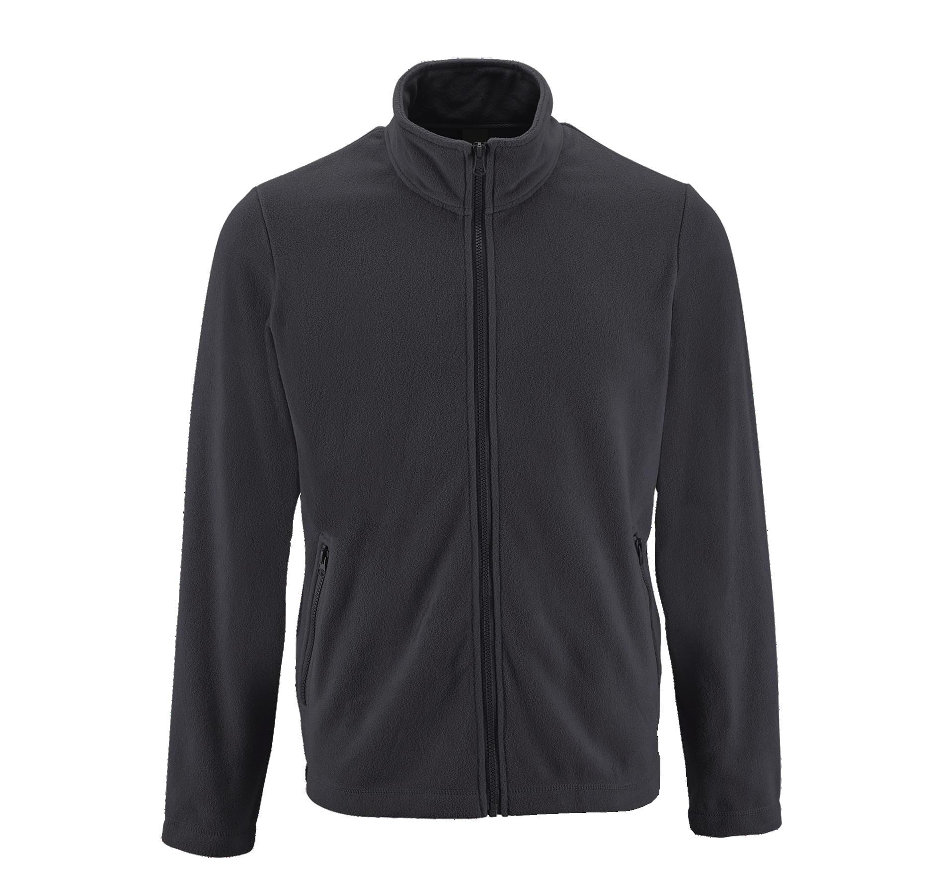 Ανδρική Ζακέτα Φλίς 02093 SOL'S Norman Blue Marine 370 Charcoal Grey