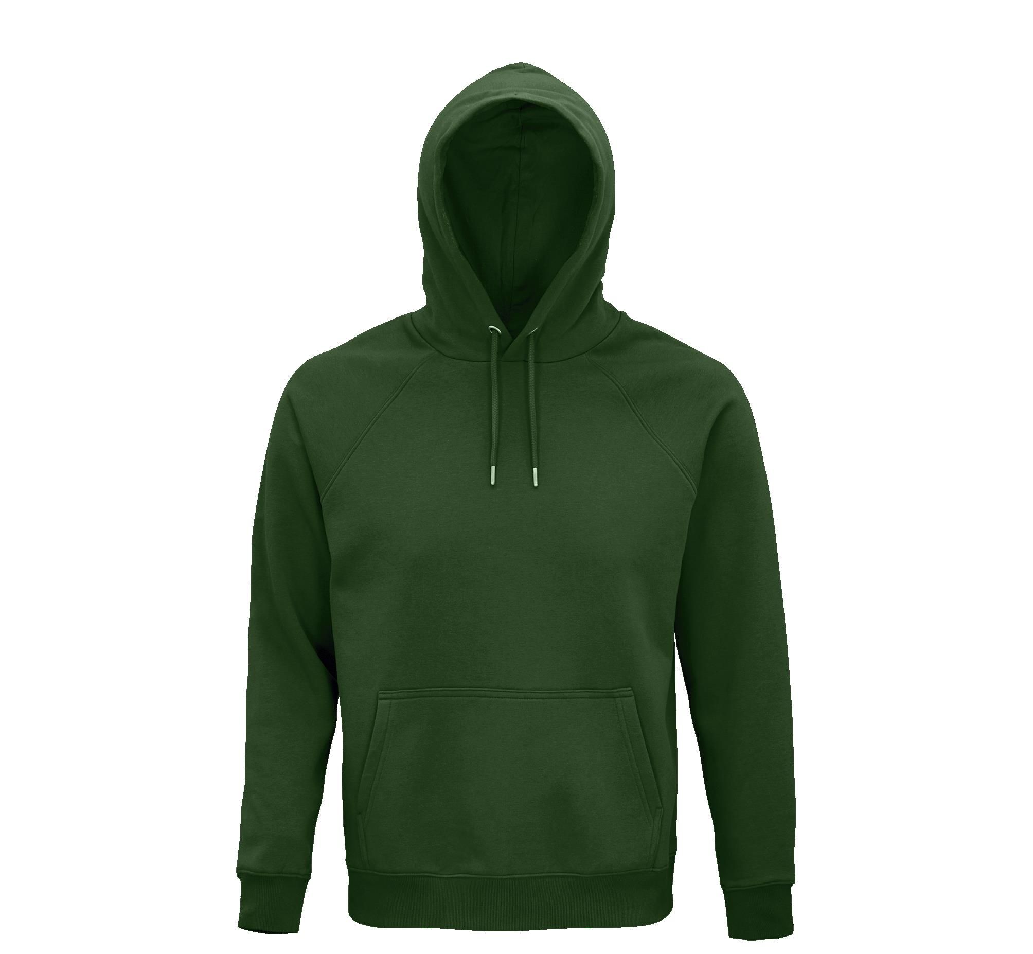 Φούτερ με Κουκούλα Stellar 03568 Sol&Apos S Bottle Green ανδρικά Simple Wear