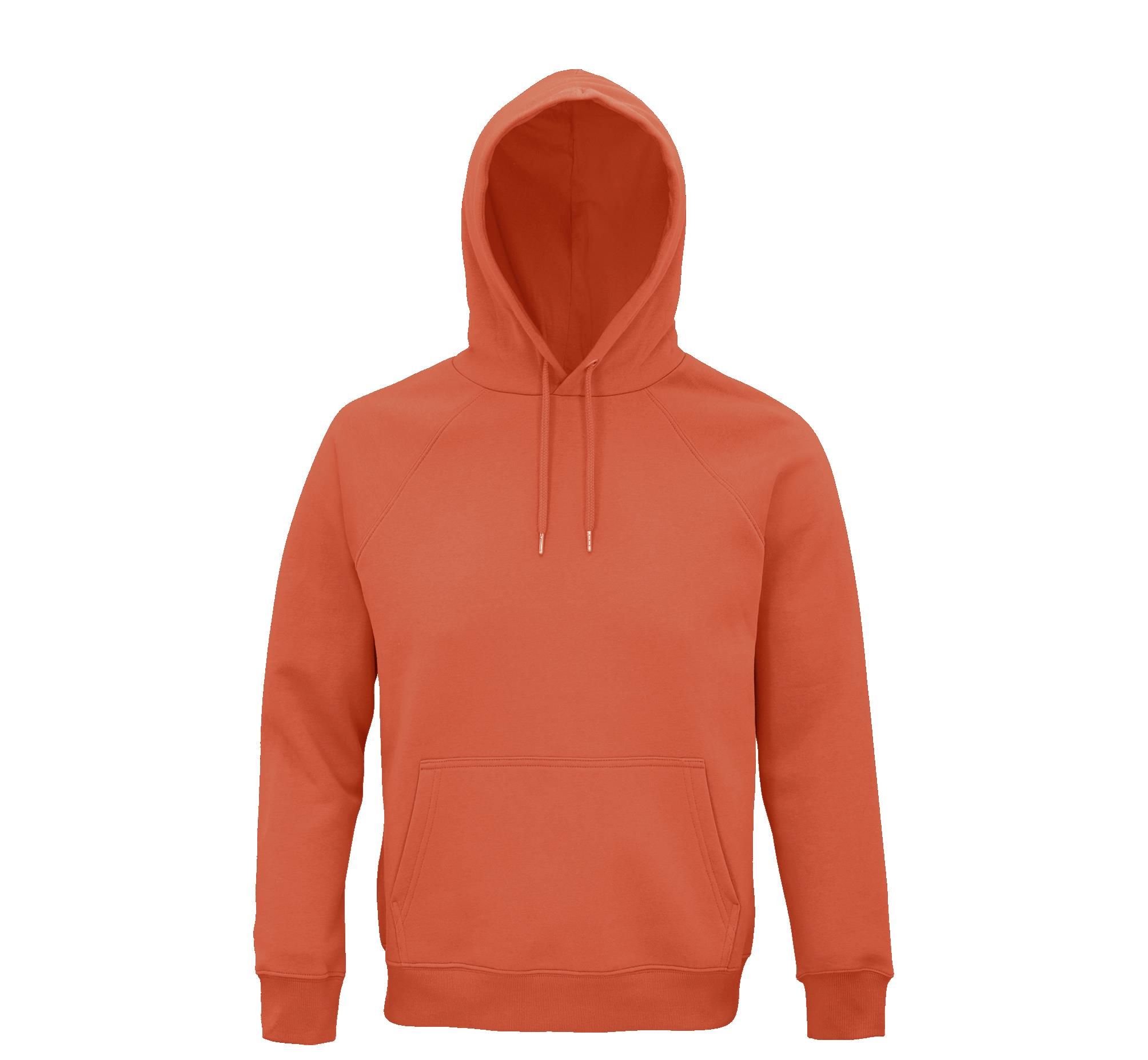 Φούτερ με Κουκούλα Stellar 03568 Sol&Apos S Burnt Orange ανδρικά Simple Wear