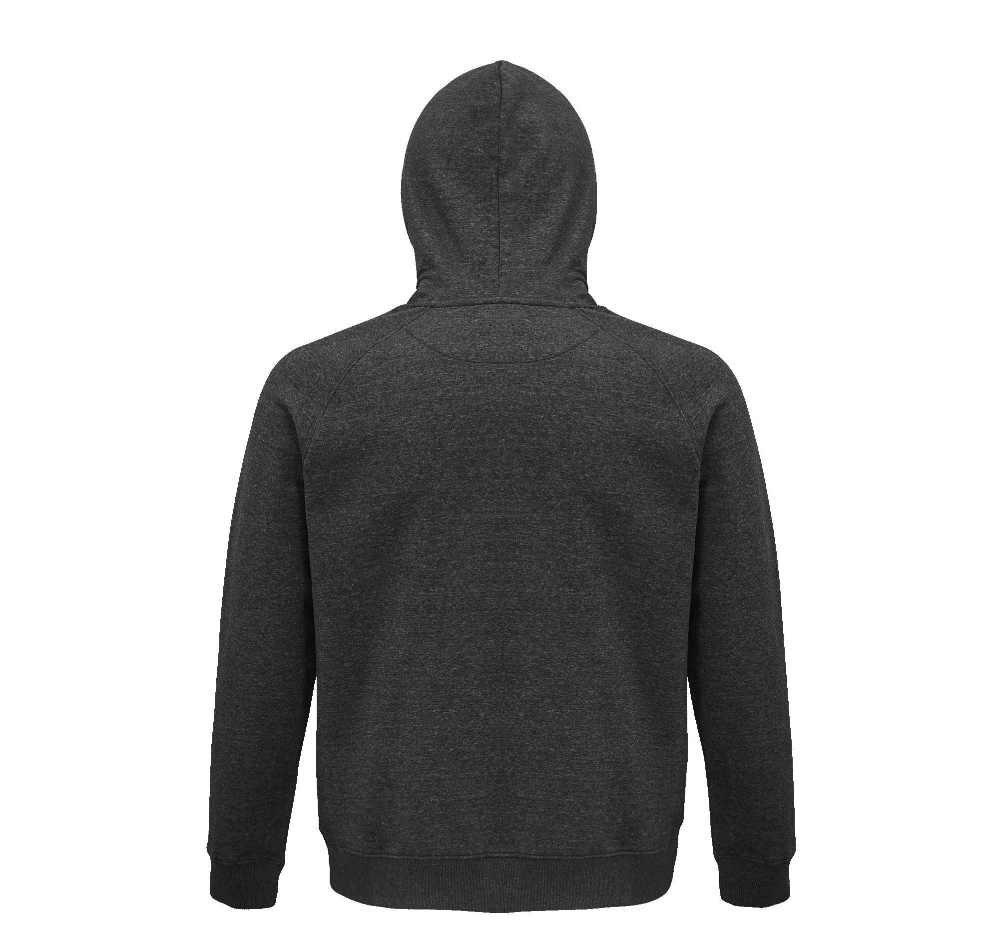 Φούτερ με Κουκούλα Stellar 03568 Sol&Apos S Charcoal Melange ανδρικά Simple Wear
