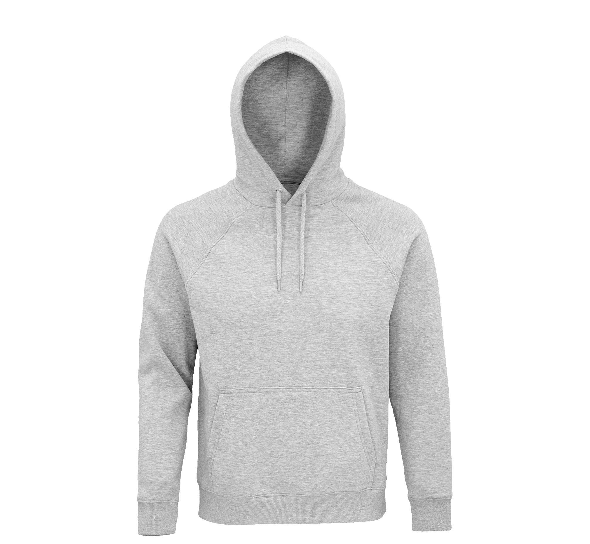 Φούτερ με Κουκούλα Stellar 03568 SOL'S Grey Melange