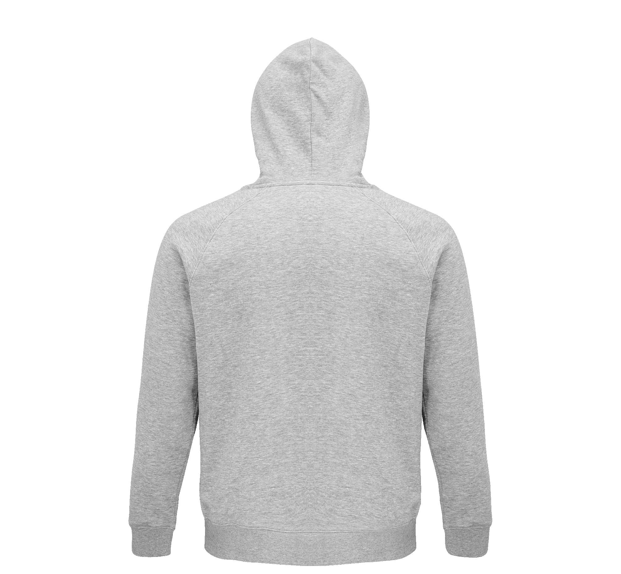 Φούτερ με Κουκούλα Stellar 03568 Sol&Apos S Grey Melange ανδρικά Simple Wear