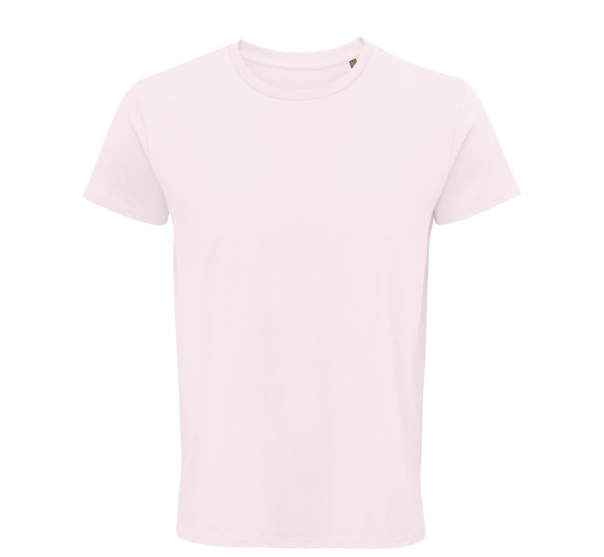 Ανδρικό Organic T-Shirt 03582 SOL'S Crusader Pale Ροζ