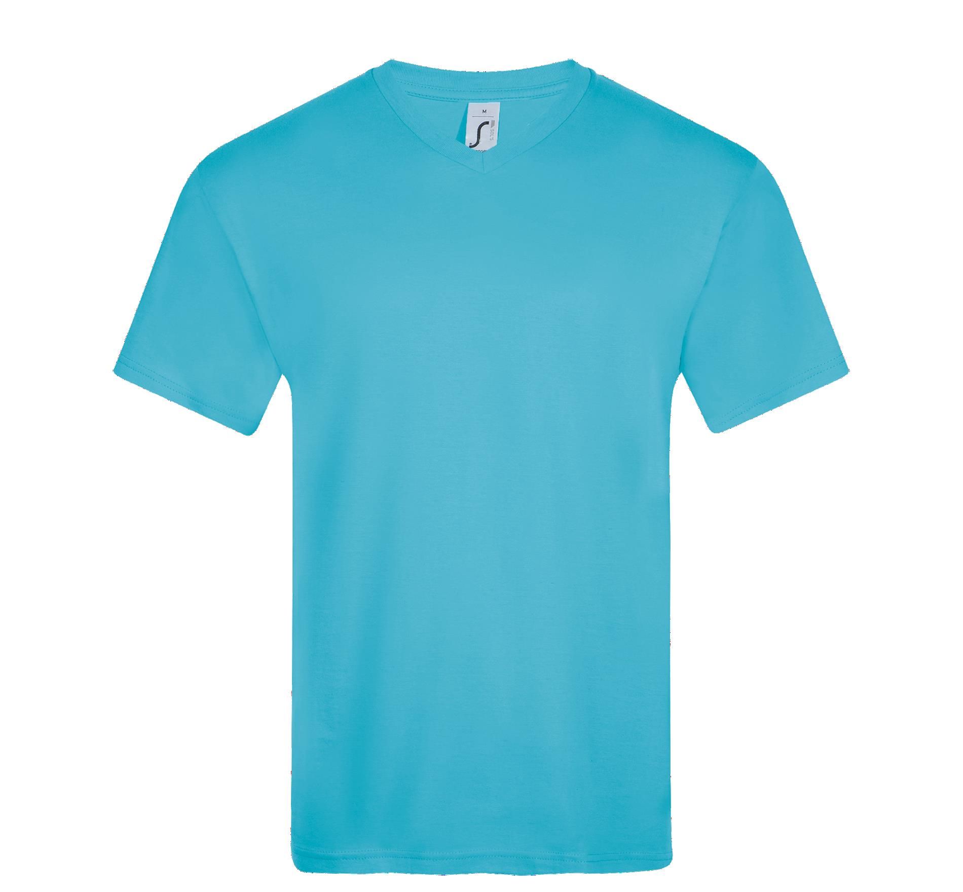 Ανδρικό T-Shirt Victory 11150 SOL'S V-Neck Atoll Blue