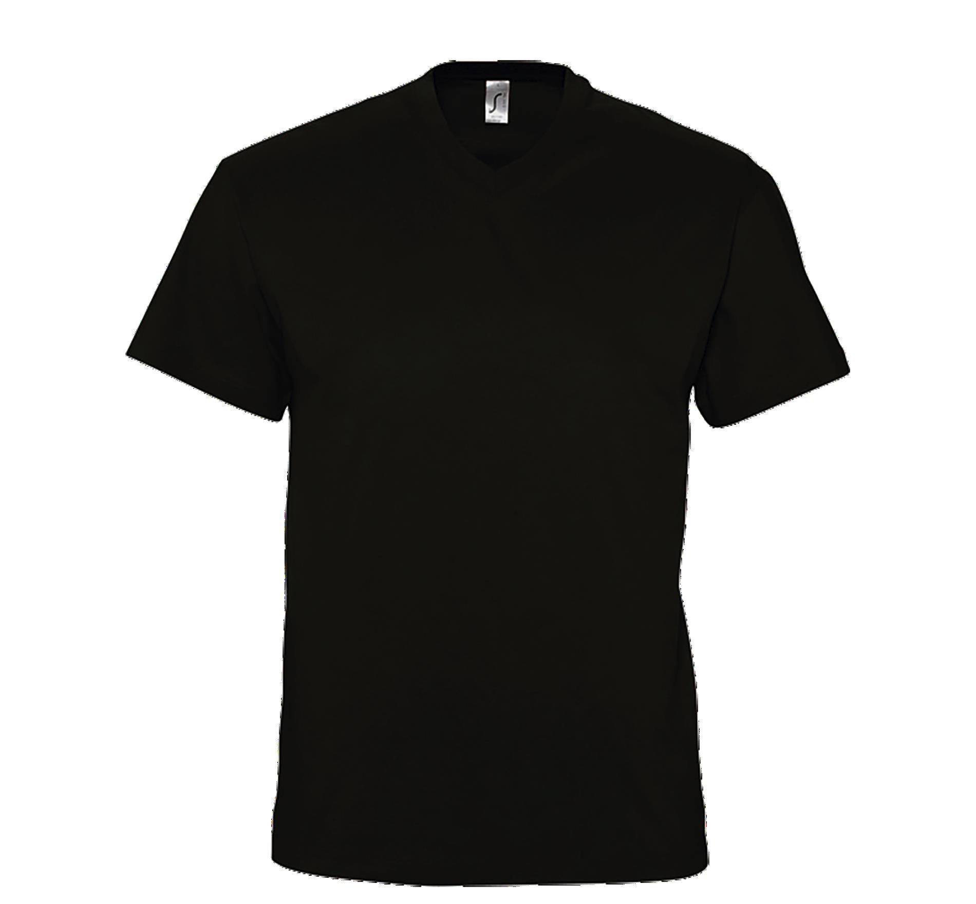 Ανδρικό T-Shirt Victory 11150 SOL'S V-Neck Deep Black